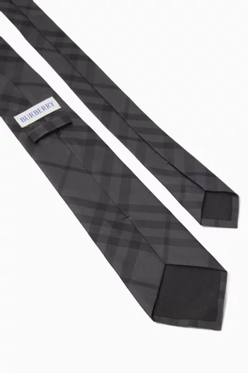 Check Tie in Silk