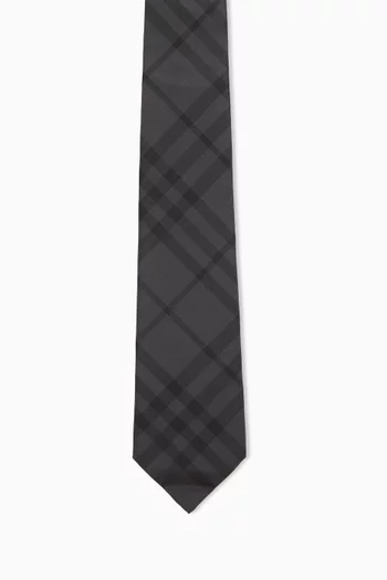 Check Tie in Silk