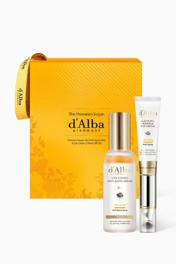 Premium Vegan Vita Anti-Aging Mist & Eye Cream Gift Set