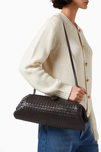Lauren 1979 Clutch in Intrecciato Leather