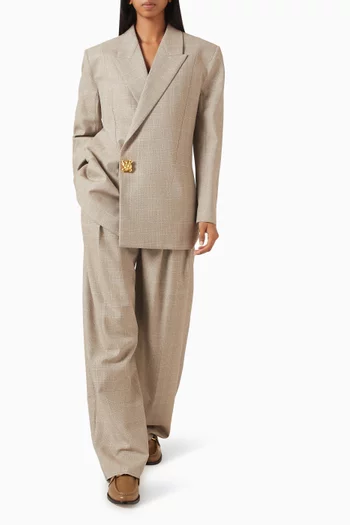 Prince Of Wales Blazer in Wool
