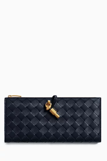 Andiamo Wallet Organiser in Intrecciato Leather