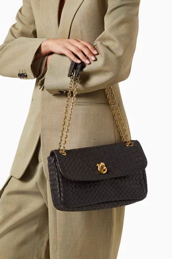 Madison Shoulder Bag in Lambskin Leather