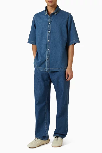 Button-up Shirt in Denim