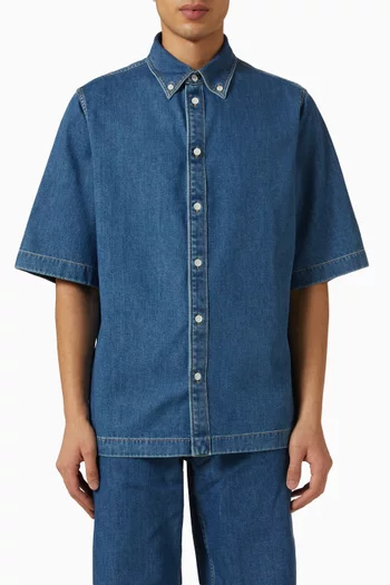 Button-up Shirt in Denim