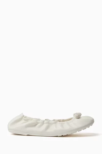 Fantasmina Ballerina Flats in Leather