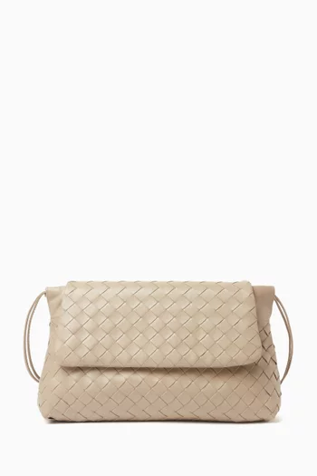 Giorno Pouch in Intrecciato Leather