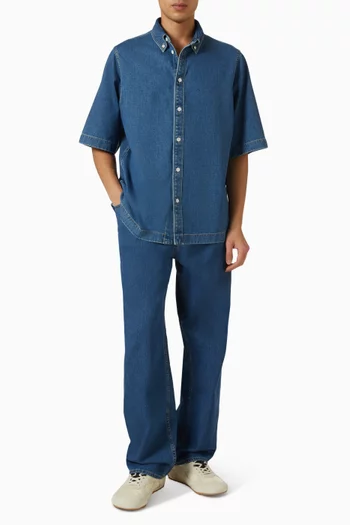 Wide-leg Jeans in Denim
