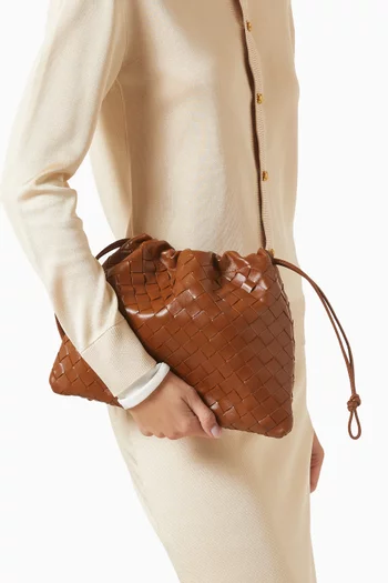 Medium Dustbag in Intrecciato Leather