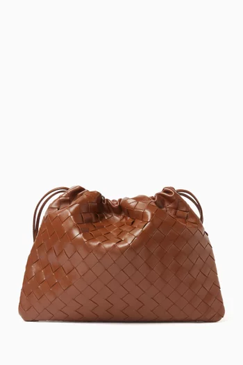 Medium Dustbag in Intrecciato Leather