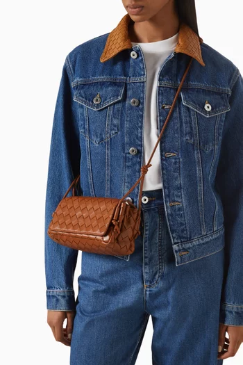 Notturno Pouch Bag in Intrecciato Nappa