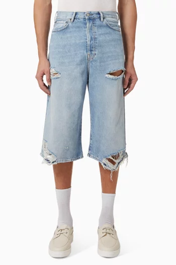 Loose Shorts in Denim
