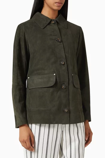 Barn Jacket in Suede