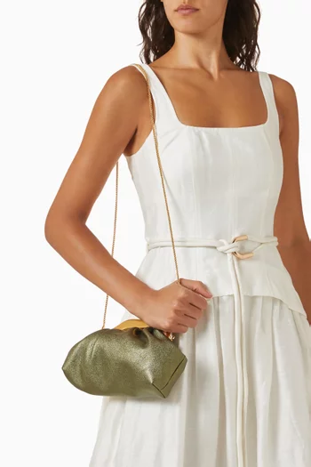 Malleable Clutch in Leather