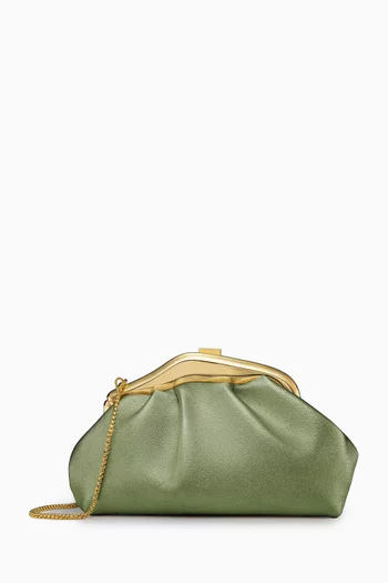 Malleable Clutch in Leather