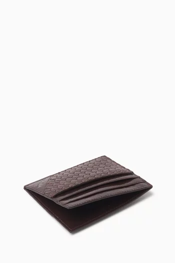 Card Holder in Woven Leather