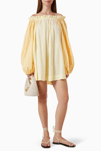 Worth Off-shoulder Mini Dress