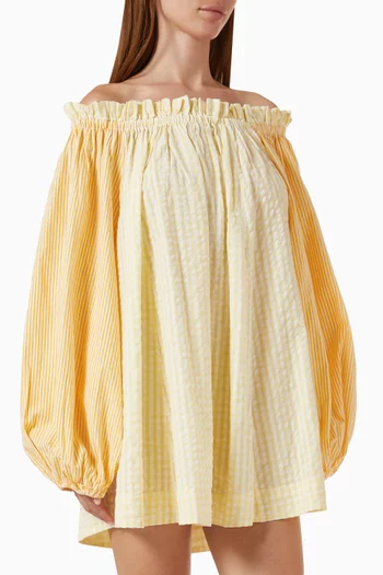 Worth Off-shoulder Mini Dress
