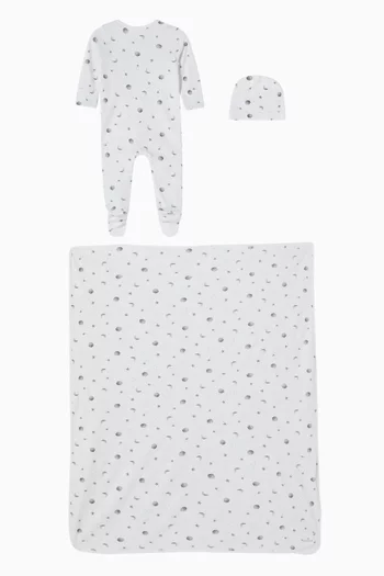 Starlit Moon Gift Set in Bamboo & Organic Cotton