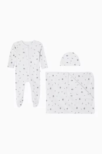 Starlit Moon Gift Set in Bamboo & Organic Cotton