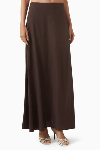 A-line Maxi Skirt