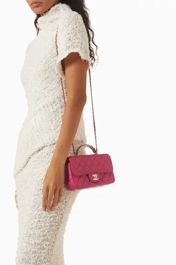 2020s Mini Top-handle Bag in Lambskin Leather