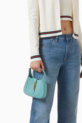 2020s Mini Jackie Top Handle Bag in Smooth Leather