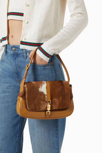 Jackie Shoulder Bag in Pony Hair