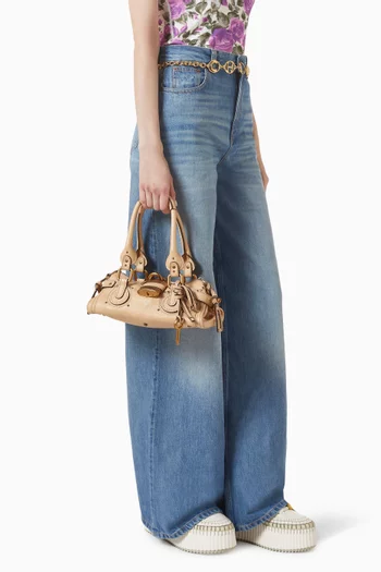2000s Small Paddington Shoulder Bag in Leather