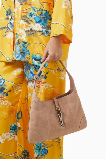 Kandinsky Jackie Shoulder Bag in Lizard Leather