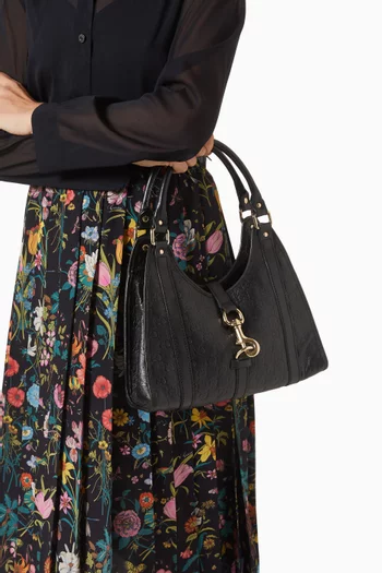 2000s Small Guccissima Jackie Bag in Leather