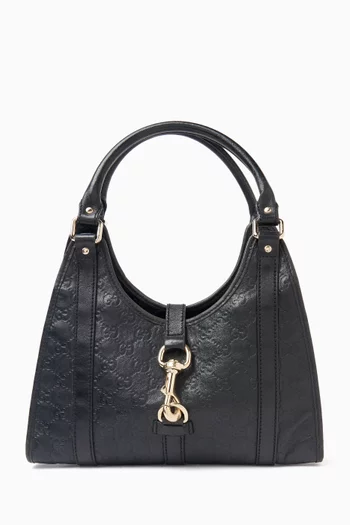 2000s Small Guccissima Jackie Bag in Leather