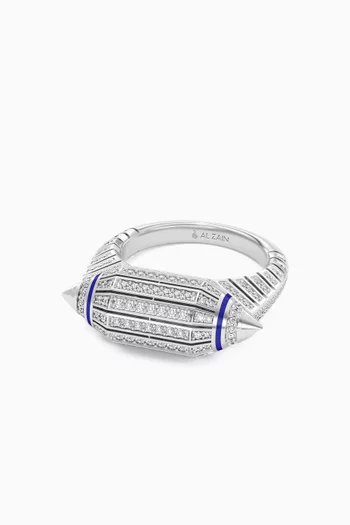 Al Merriyah Diamond Ring in 18kt White Gold