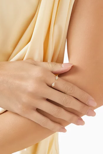 Al Merta’shah Diamond Ring in 18kt Yellow Gold