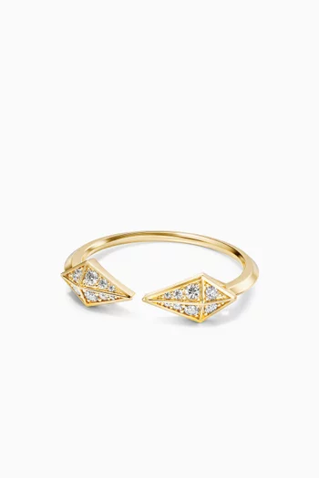 Al Merta’shah Diamond Ring in 18kt Yellow Gold