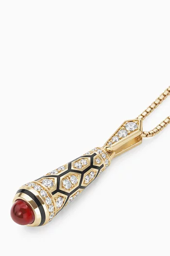 Mushabbak Diamond Necklace in 18kt Yellow Gold