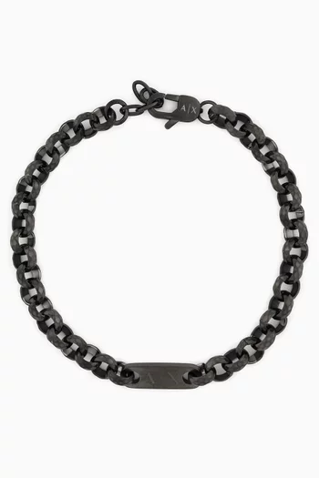 AX Logo Chain Bracelet