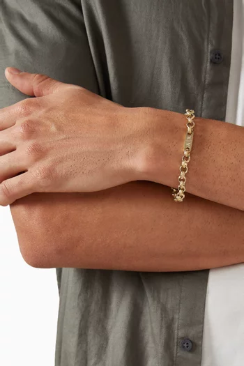 AX Logo Chain Bracelet