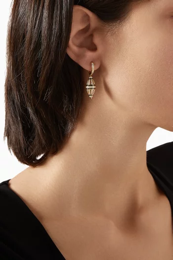Al Merriyah Diamond Earrings in 18kt Gold