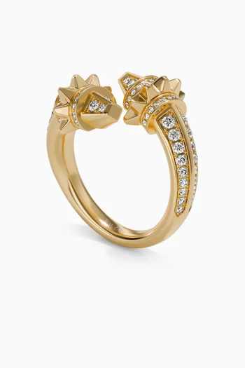 Hab El Hayl Origins Diamond Ring in 18kt Yellow Gold