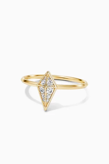 Al Merta’shah Diamond Ring in 18kt Yellow Gold