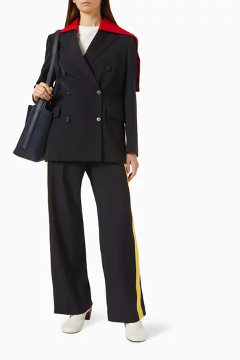 Cape-collar Blazer
