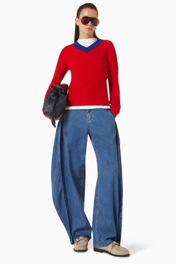 Anagram V-neck Sweater