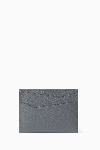 Puzzle Edge Cardholder in Leather