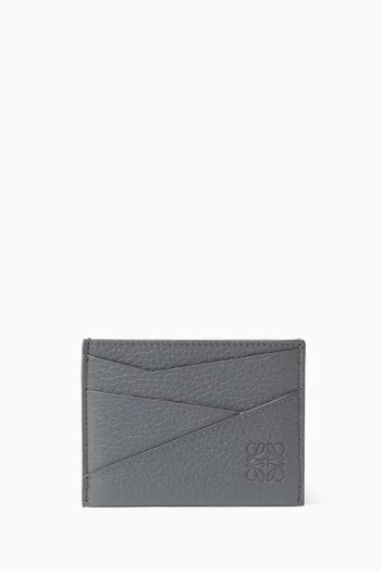 Puzzle Edge Cardholder in Leather