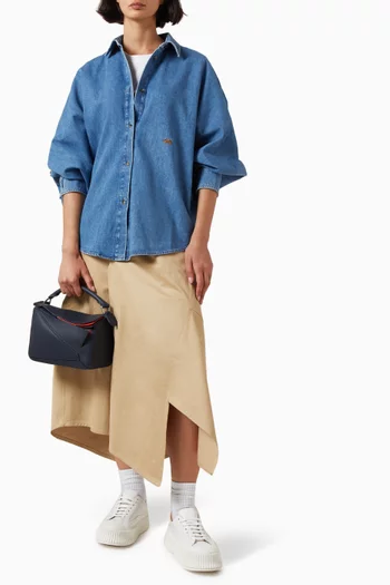 Anagram Shirt in Denim