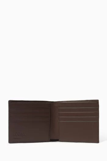 Puzzle Edge Bi-fold Wallet in Leather