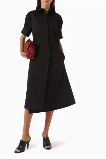 Asymmetric Shirt Dress