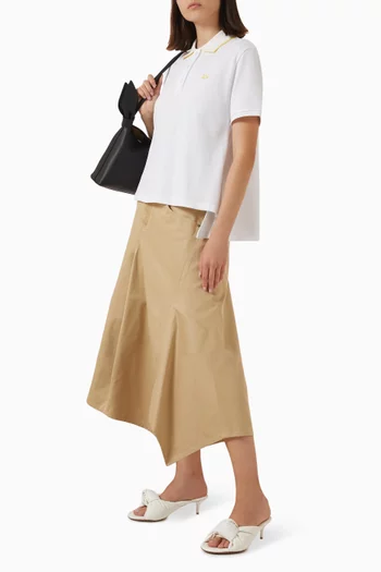 Trapeze Polo Shirt in Cotton