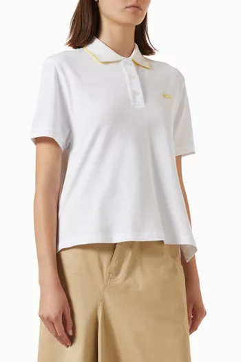 Trapeze Polo Shirt in Cotton